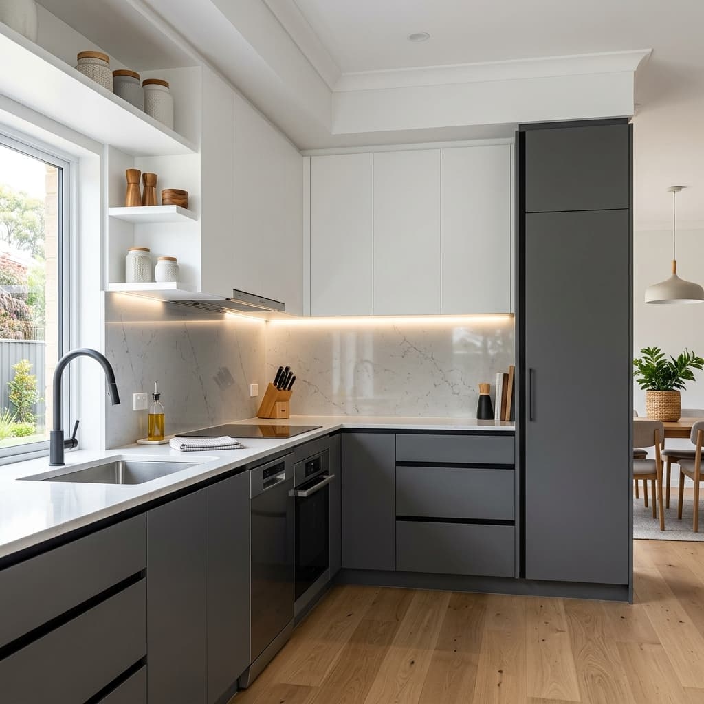 L-Shaped Kitchen layout design