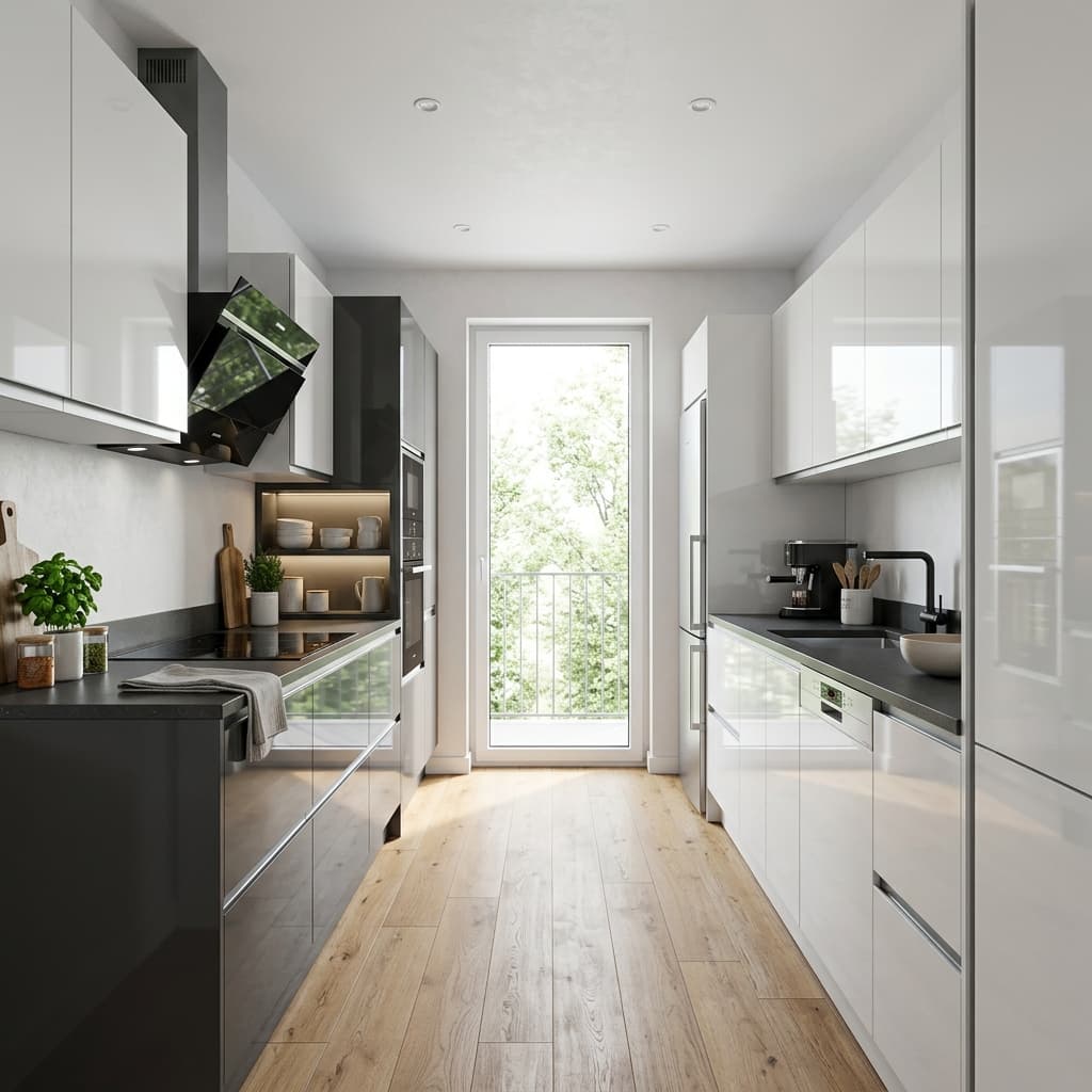 Parallel Kitchen Design layout design