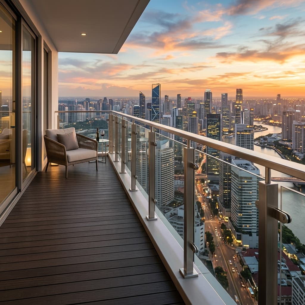 SS Glass Railing design